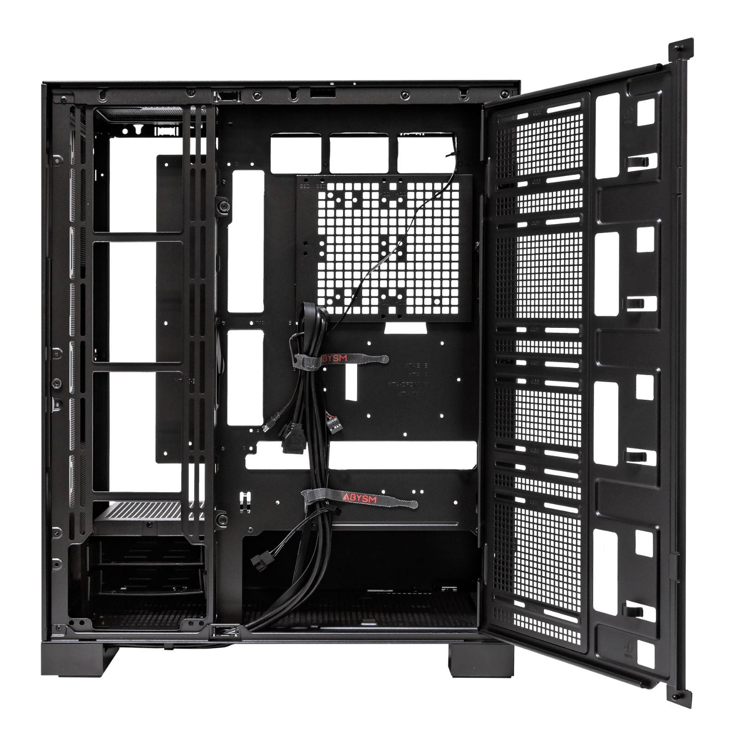 AB125801 - Caja Abysm AI PRO 100 2xUSB-A 3.0 1xUSB-C 3.1 ATX mATX EATX Mini-ITX Negra (AB125801)