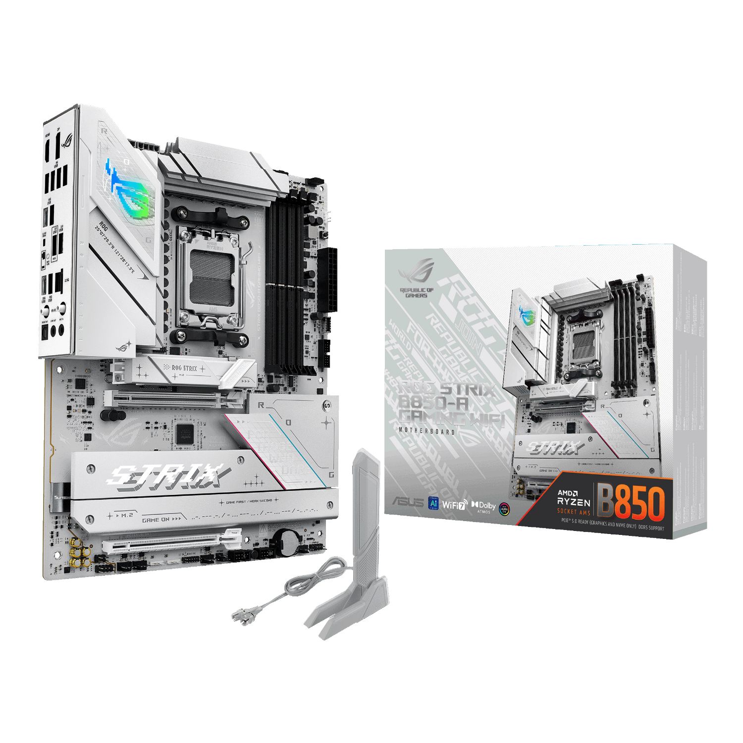 90MB1J50-M0EAY0 - ASUS STRIX B850-A GAMING WIFI: (AM5) 4DDR5 HDMI DP Usb-A Usb-C ATX (90MB1J50-M0EAY0)