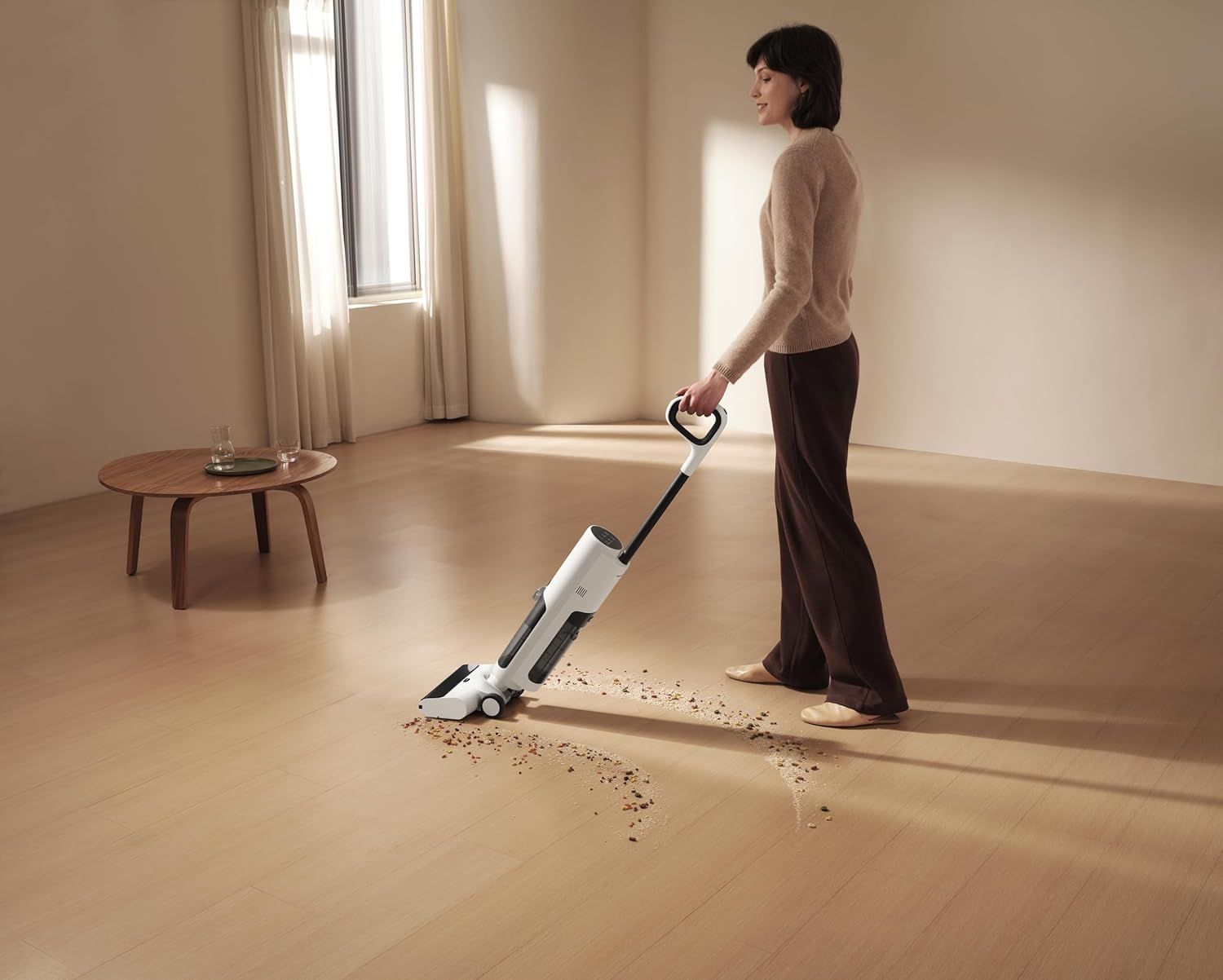 TRUC W20 WD VACUM - Aspirador Escoba XIAOMI Truclean W20 Wet & Dry 200W con Batera Autonoma 30 Minutos Negro/Blanco (BHR8833EU)