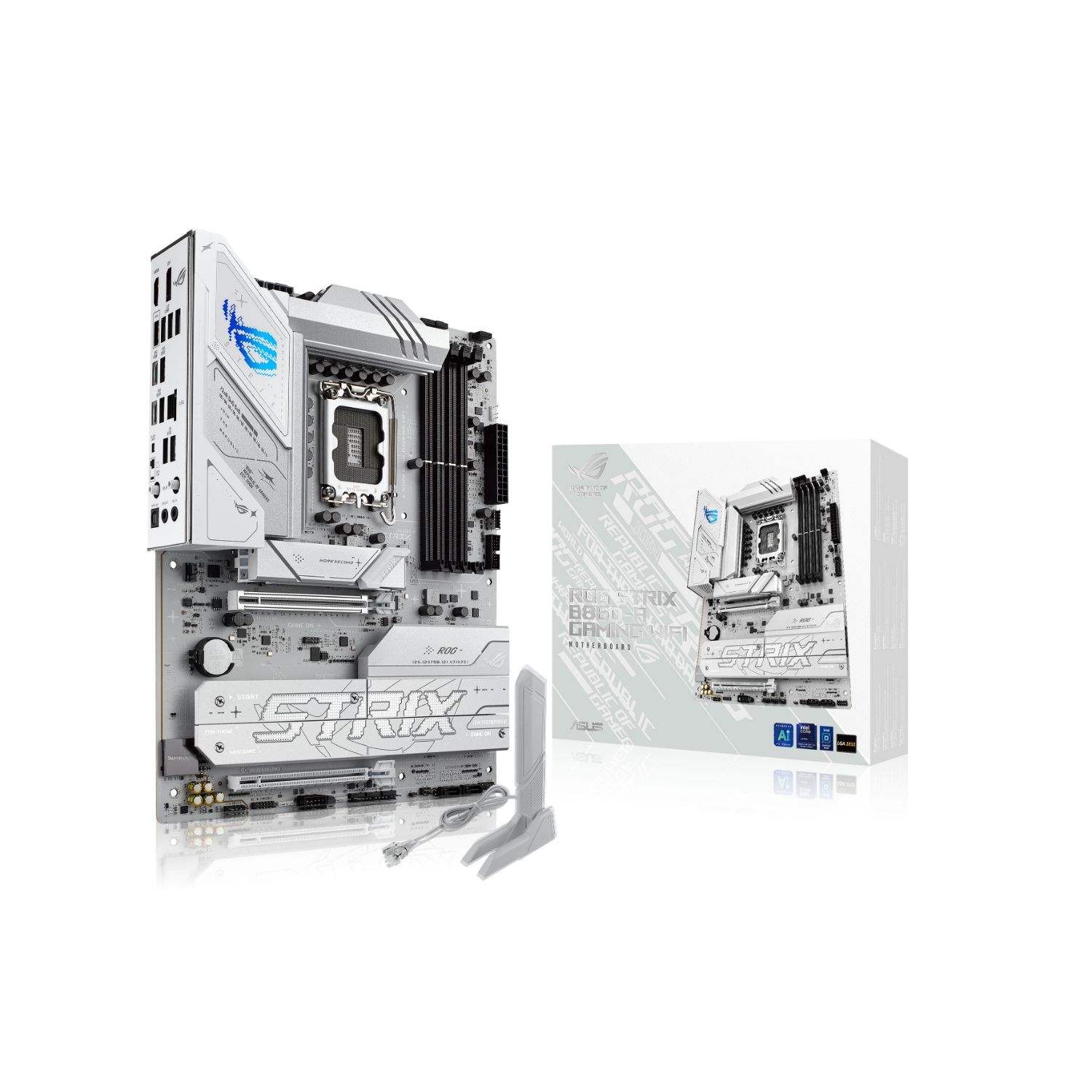 90MB1JI0-M0EAY0 - Placa base ASUS ROG STRIX B860-A GAMING WIFI: (1851) 4DDR5 M.2 SATA3 PCIe USB-A/C USB-C 4.0 DP HDMI RJ45 7.1 ATX WiFi 7 Bluetooth 5.4 Ethernet 2.5GbE