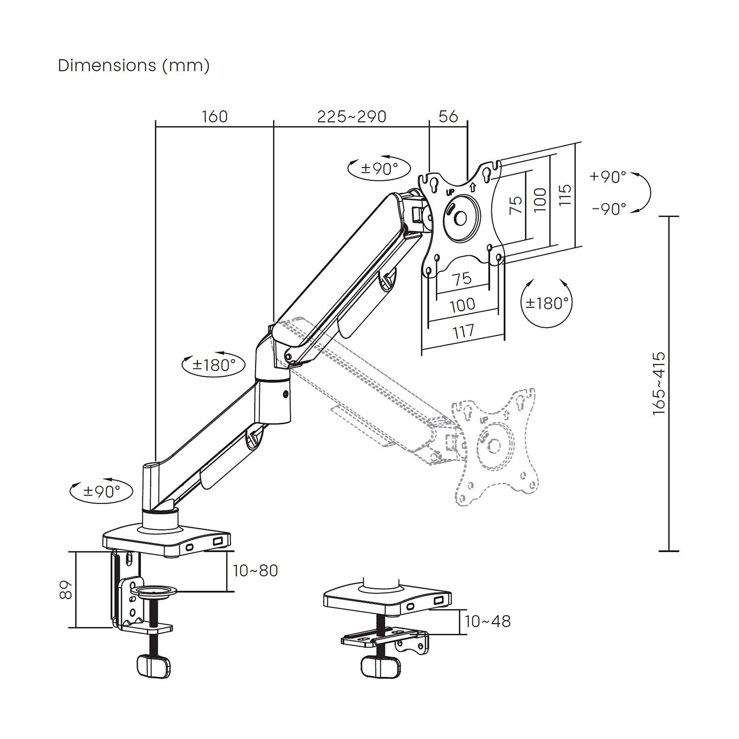 DT32TSR-355 - Soporte Mesa AISENS 17-32