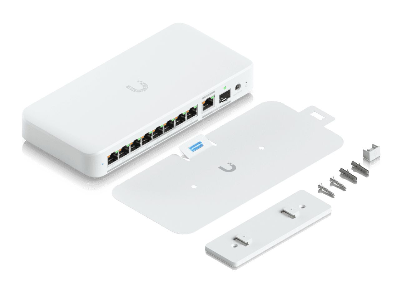 USW-FLEX-2.5G-8-POE - Switch UBIQUITI 8p 2.5GbE Poe++, RJ45/SFP+ 10GbE (USW-FLEX-2.5G-8-POE)