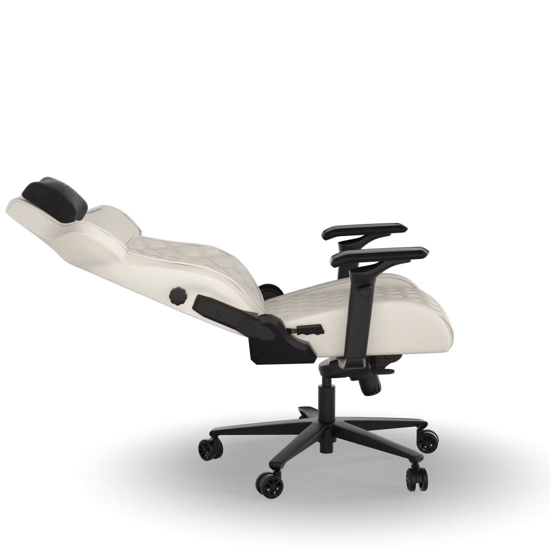 CF-9010067-WW - Silla Gaming CORSAIR TC500 Luxe Frost, confeccionada en tela transpirable Beige, Asiento y respaldo acolchados, Reposabrazos Omniflex, Almohada para el cuello desmontable, Soporte lumbar integrado. (CF-9010067-WW)