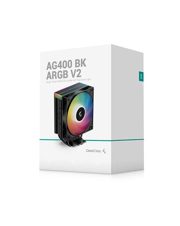 R-AG400-BKAMMN-GJD - Refrigeracin Lquida DEEPCOOL AG400 ARGB V2 120mm Negro (R-AG400-BKAMMN-GJD)