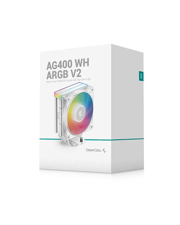 R-AG400-WHAMMN-GJD - Refrigeracin Lquida DEEPCOOL AG400 ARGB V2 120mm Blanco (R-AG400-WHAMMN-GJD)