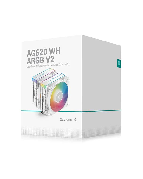 R-AG620-WHAMMN-GJD - Ventilador DEEPCOOL multizocalo AG620 ARGB V2 120mm Blanco (R-AG620-WHAMMN-GJD)