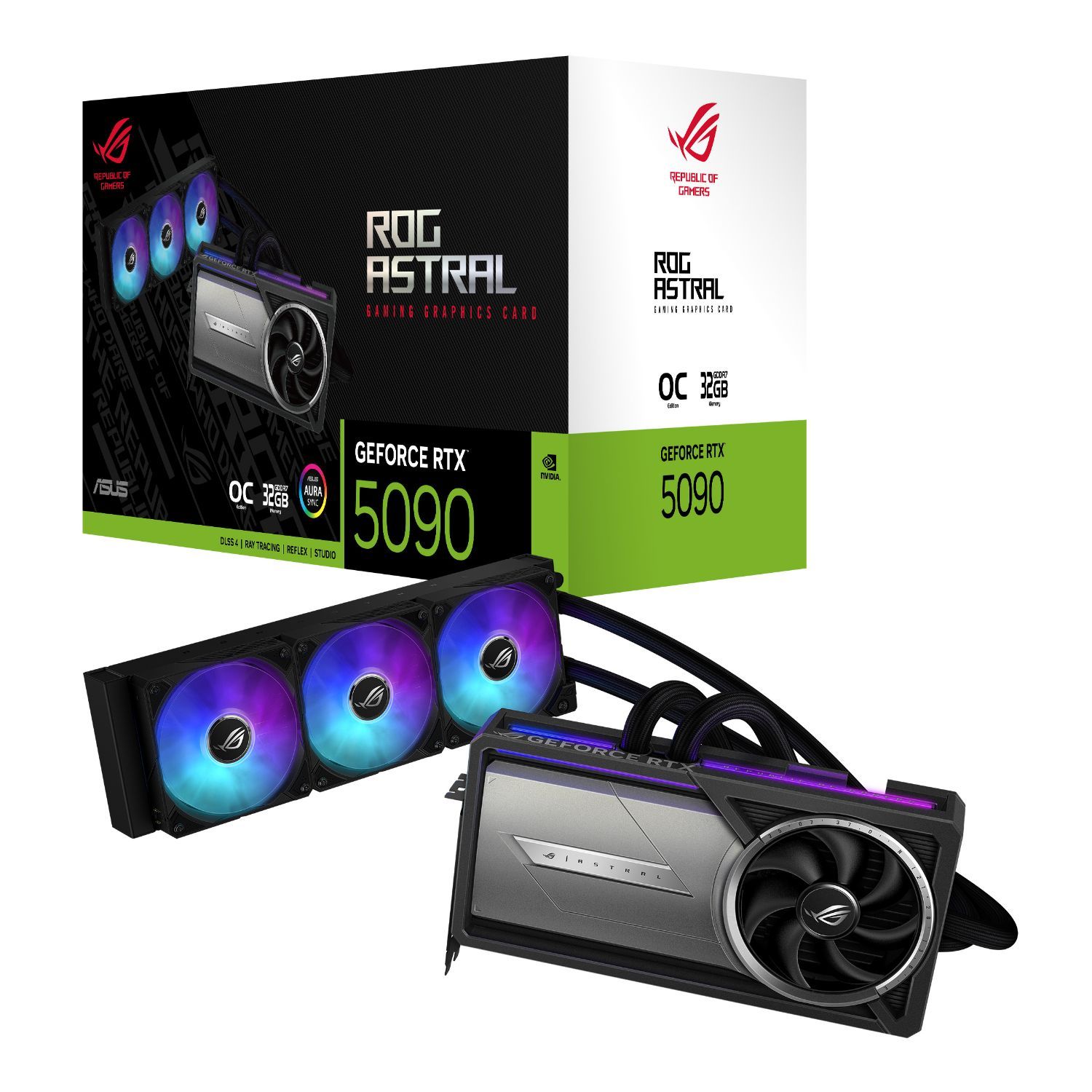 90YV0LW2-M0NA00 - ASUS ROG-ASTRAL-LC-RTX5090-O32G-G (90YV0LW2-M0NA00)
