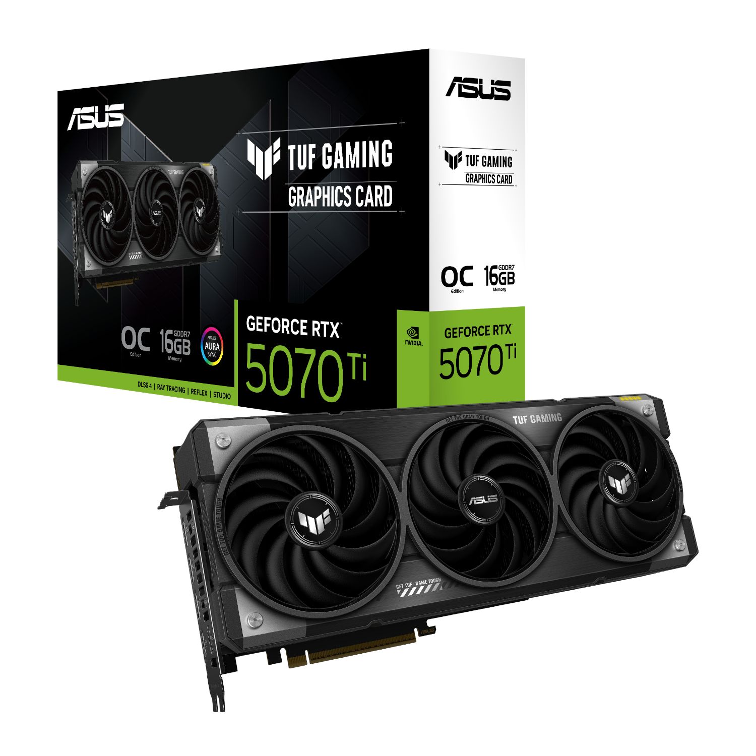 90YV0MD0-M0NA00 - ASUS TUF-RTX5070TI-O16G-GAMING, TUF Gaming GeForceRTX5070 Ti 16Gb GDDR7 OC Edition. (90YV0MD0-M0NA00)