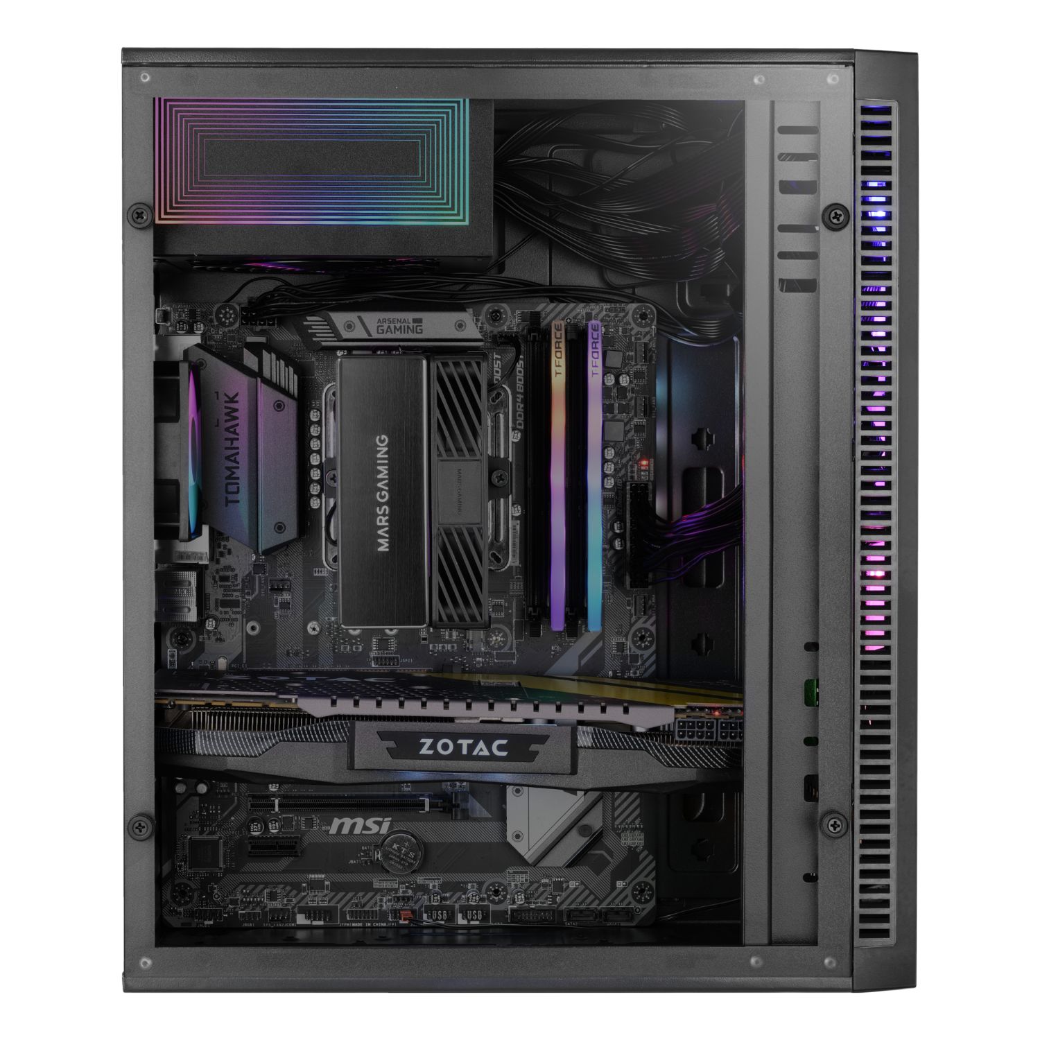 MCBLAZE - Semitorre MARS GAMING FRGB ATX Negro (MCBLAZE)
