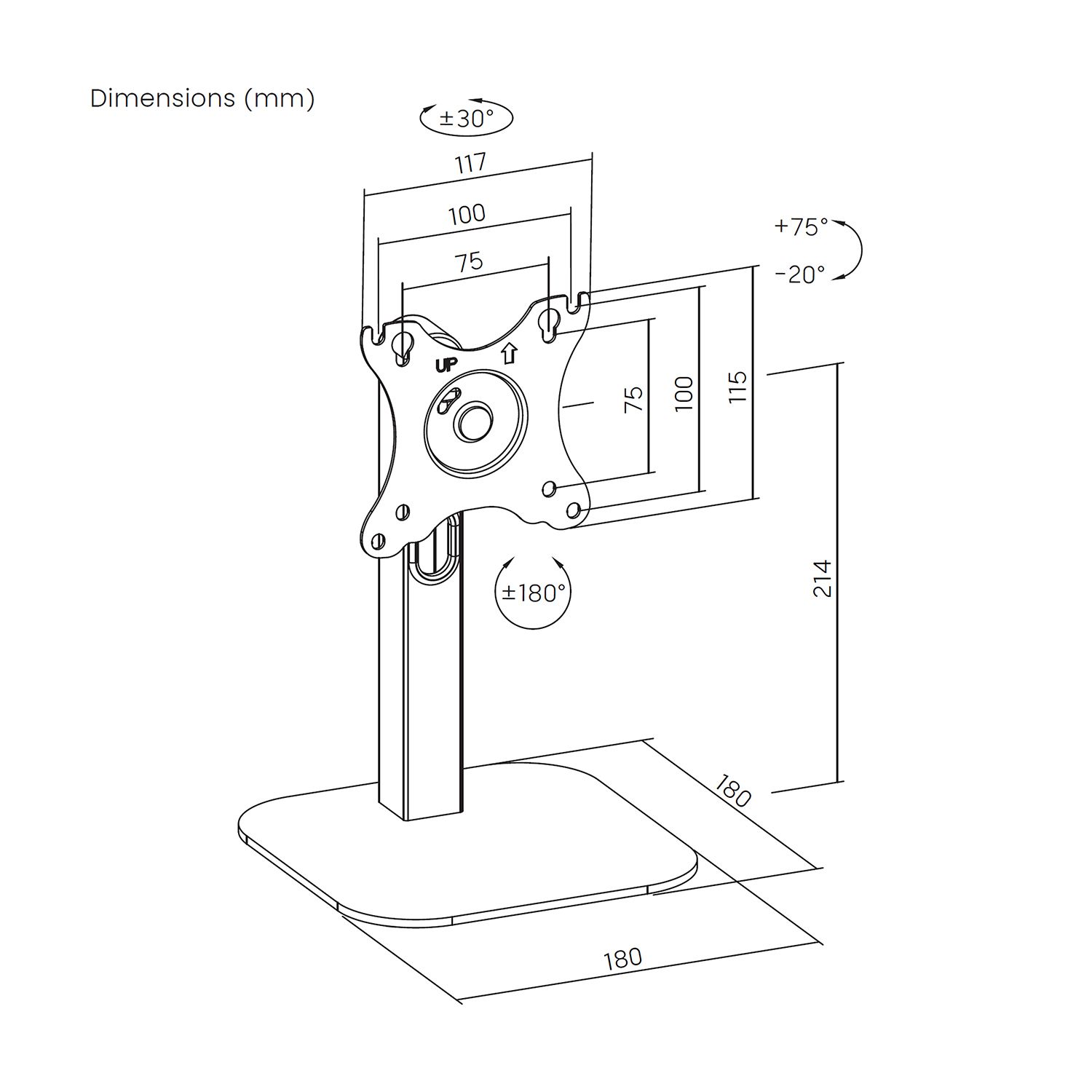 DT24TSR-371 - Soporte de Mesa AISENS 10