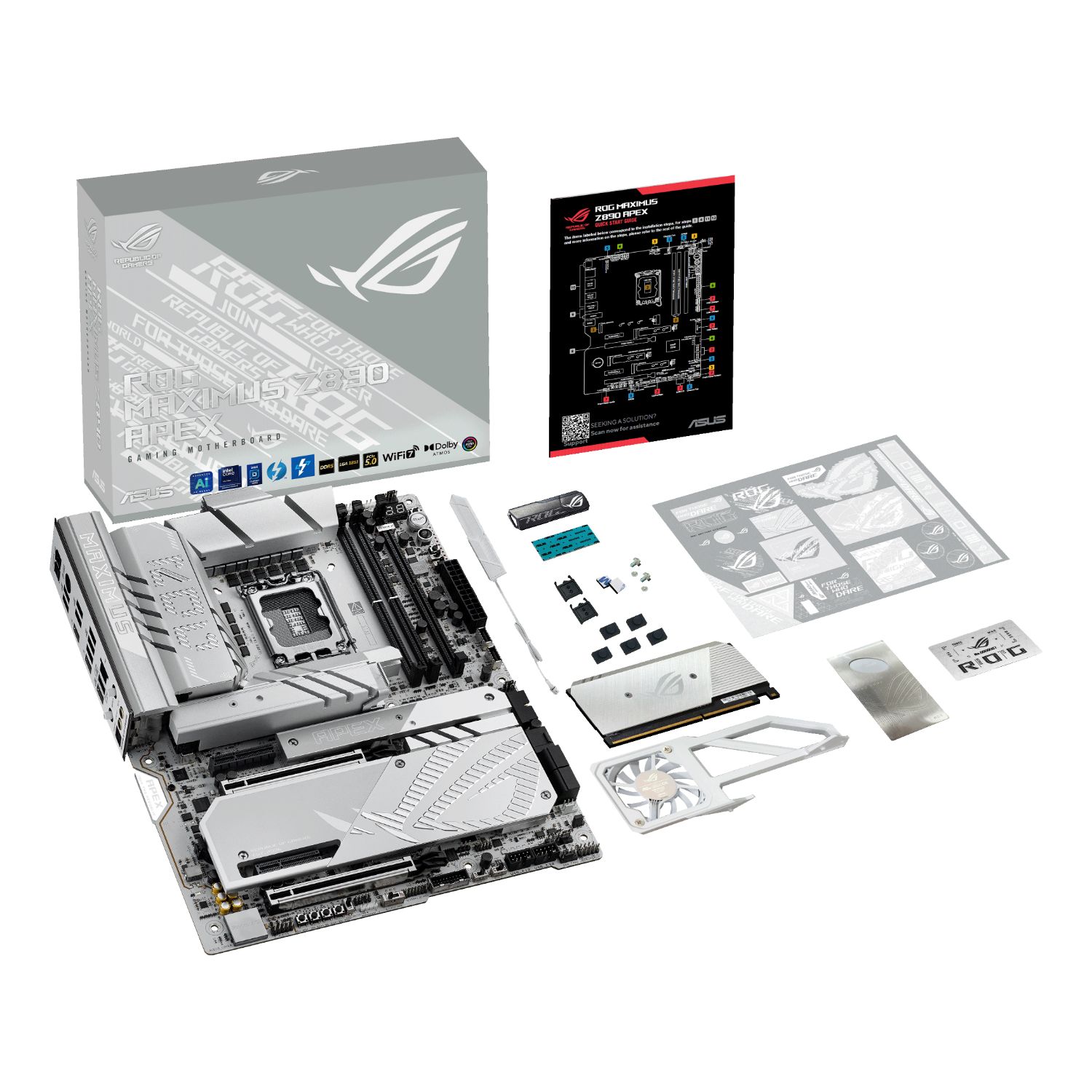 90MB1IP0-M0EAY0 - ASUS ROG MAXIMUS Z890 APEX: (1851) 2DDR5 4SATA3 6xM.2 5GBLAN WIFI7 BT5.4 9Usb3.2 2THUNDERBOLT ATX (90MB1IP0-M0EAY0)