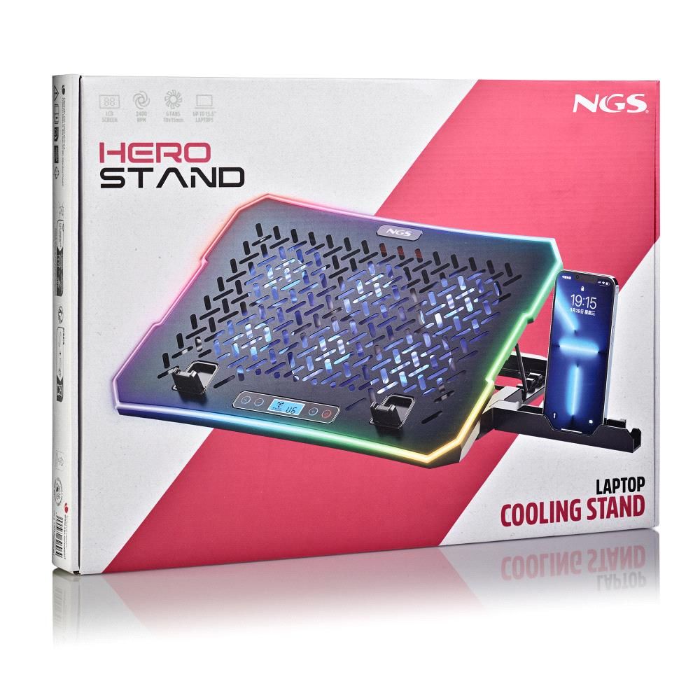 HEROSTAND - Base Refrigeradora NGS hasta 15.6