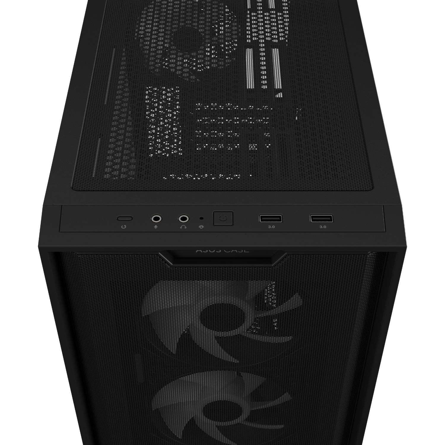 90DC00H0-B19010 - Caja ASUS A21 PLUS TG ARGB, 2Usb3.2, 120mm, micro ATX, Mini-ITX, Negro (90DC00H0-B19010)