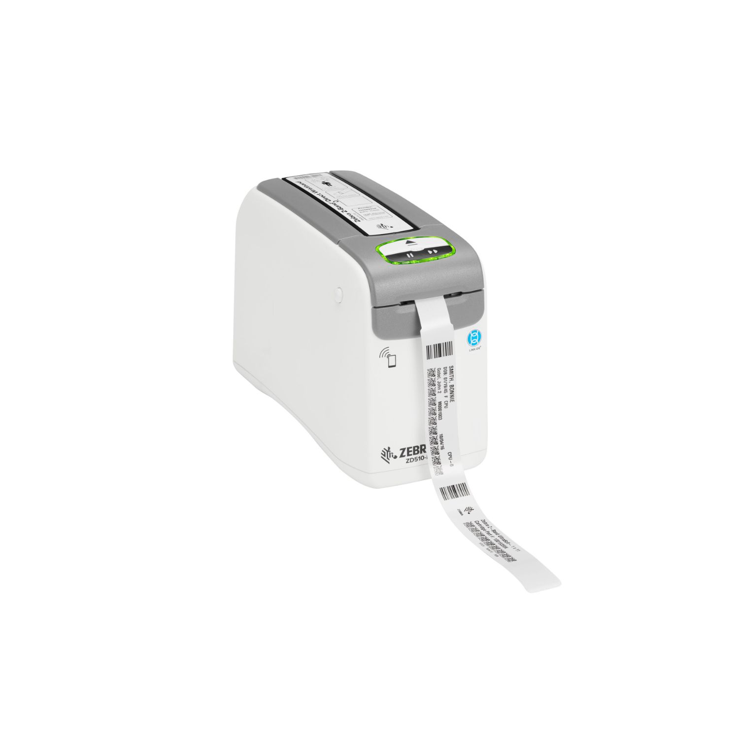 ZD51013-D0EE00F - Impresora T�rmica Zebra de Brazaletes Adhesivos 300dpi WiFi Bluetooth USB 2.0 Ethernet Blanca (ZD510 HC)