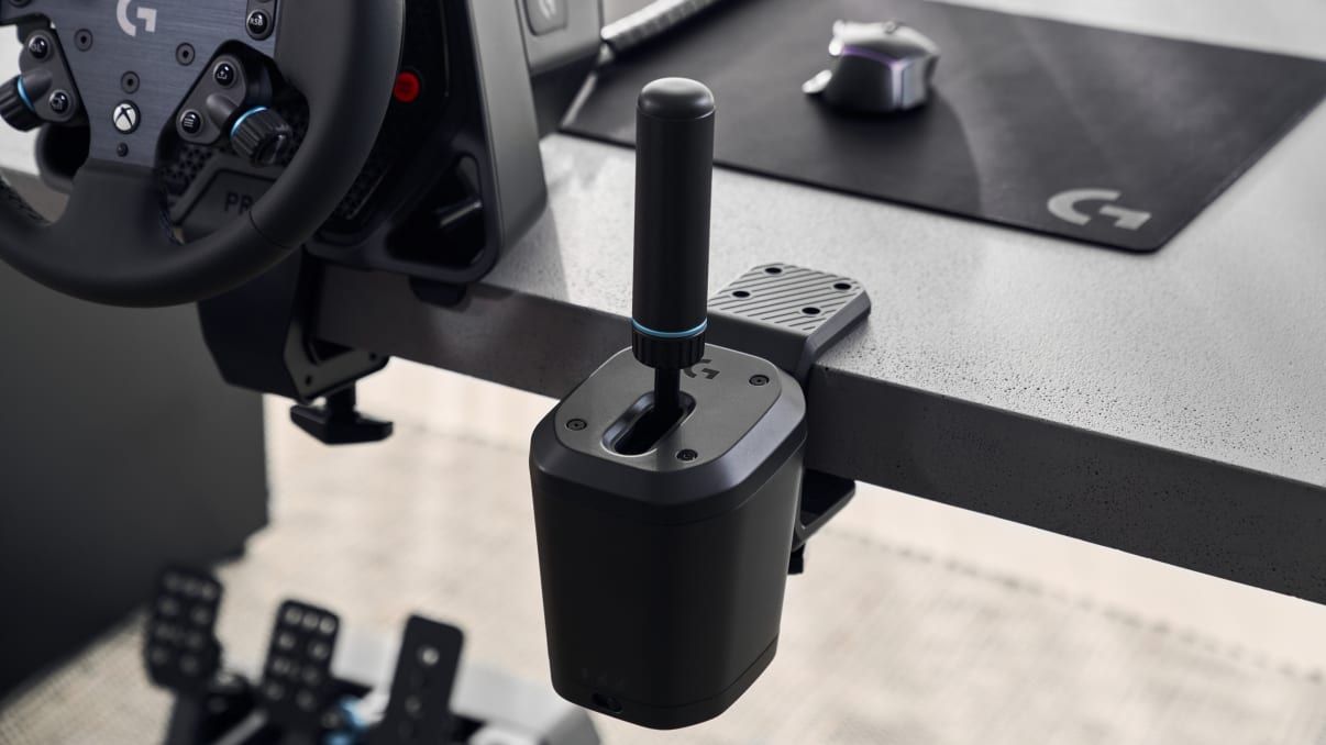 941-000245 - Palanca de cambios secuencial Logitech G RS Shifter & Handbrake para Microsoft Xbox One, Microsoft Xbox Series S, Microsoft Xbox Series X, Sony PlayStation 4, Sony PlayStation 5, PC. (941-000245)