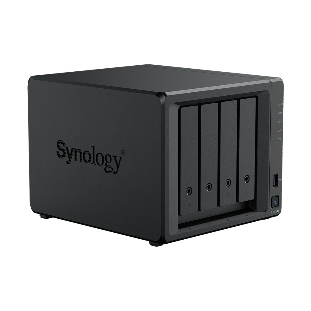 DS925+ - Caja NAS Synology AMD V1500B 4Gb 2.5 GbE Negro (DS925+)