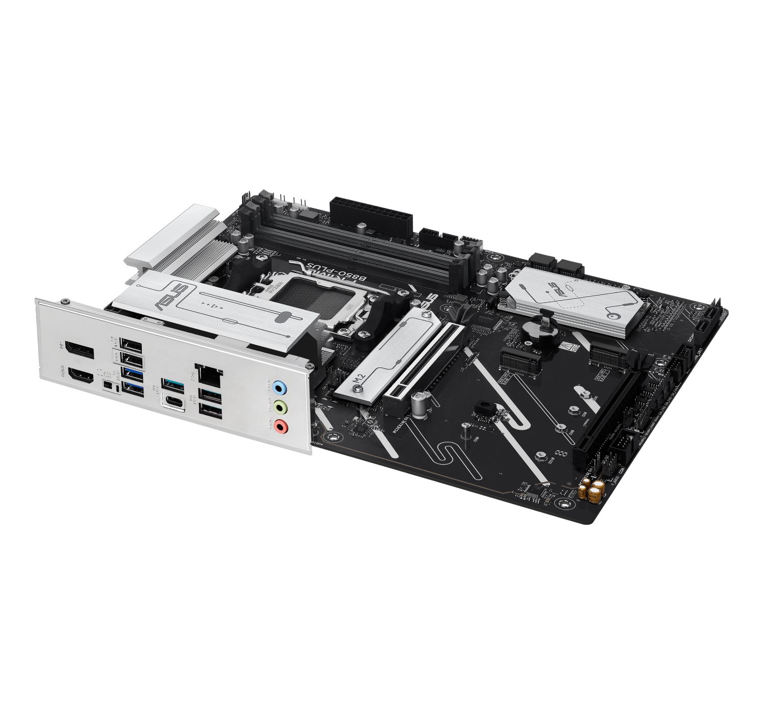 90MB1LC0-M0EAYC - Placa base ASUS PRIME B850-PLUS-CSM: (AM5) 4DDR5 M.2 SATA3 PCIe USB-A/C DP HDMI RJ45 7.1 ATX Ethernet 2.5 GbE