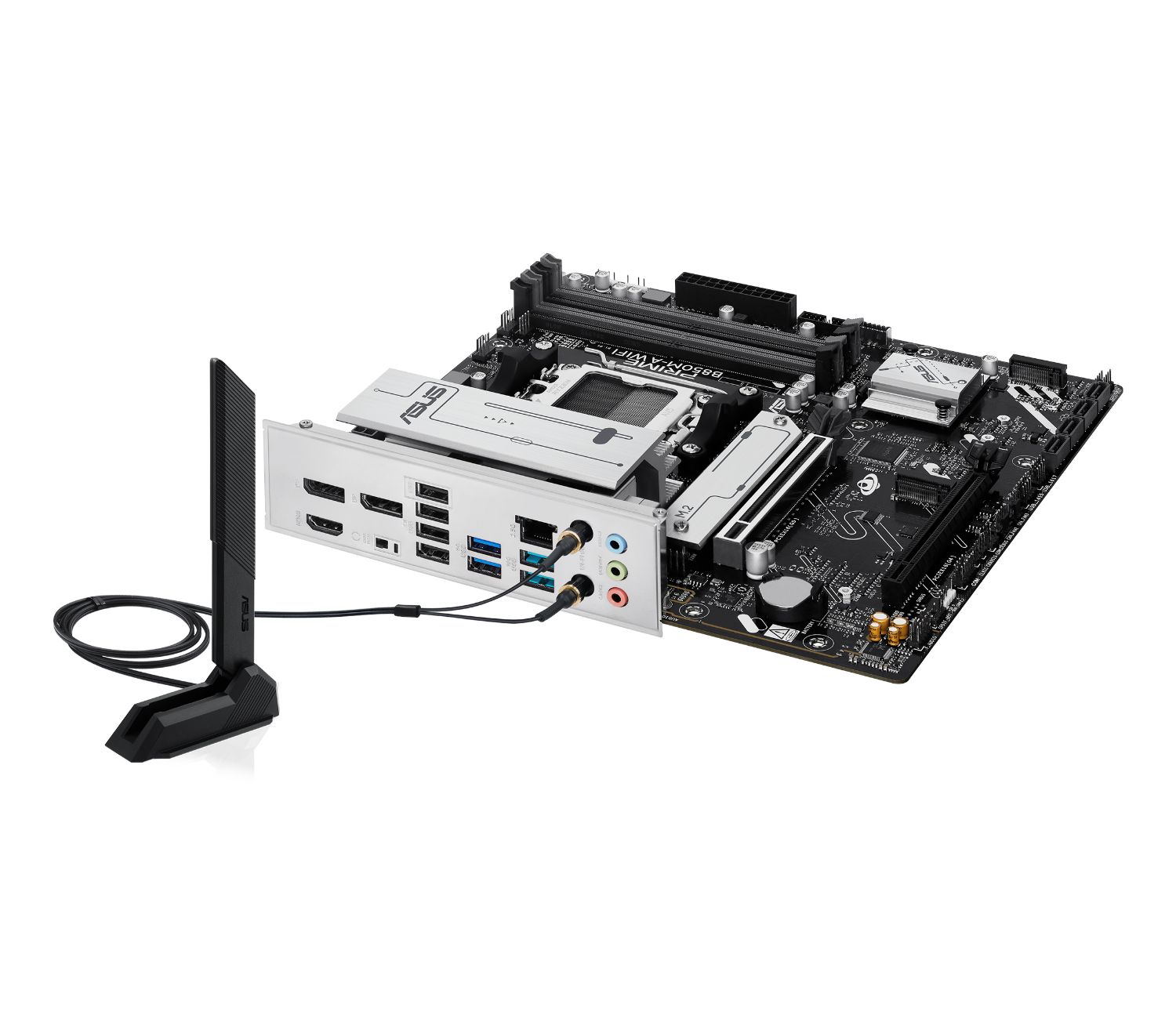 90MB1LN0-M0EAY0 - Placa base ASUS PRIME B850M-A WIFI: (AM5) 4DDR5 M.2 SATA3 USB-A DP HDMI RJ45 7.1 mATX WIFi 6E Bluetooth 5.3 Ethernet 2.5 GbE
