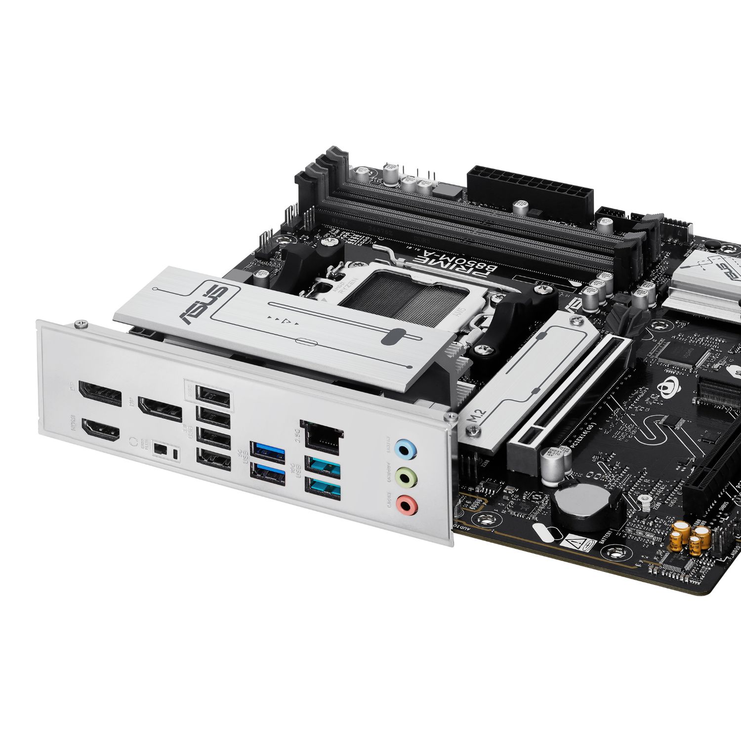 90MB1LQ0-M0EAYC - Placa base ASUS PRIME B850M-A-CSM: (AM5) 4DDR5 M.2 SATA3 USB-A DP HDMI RJ45 7.1 mATX Ethernet 2.5 GbE