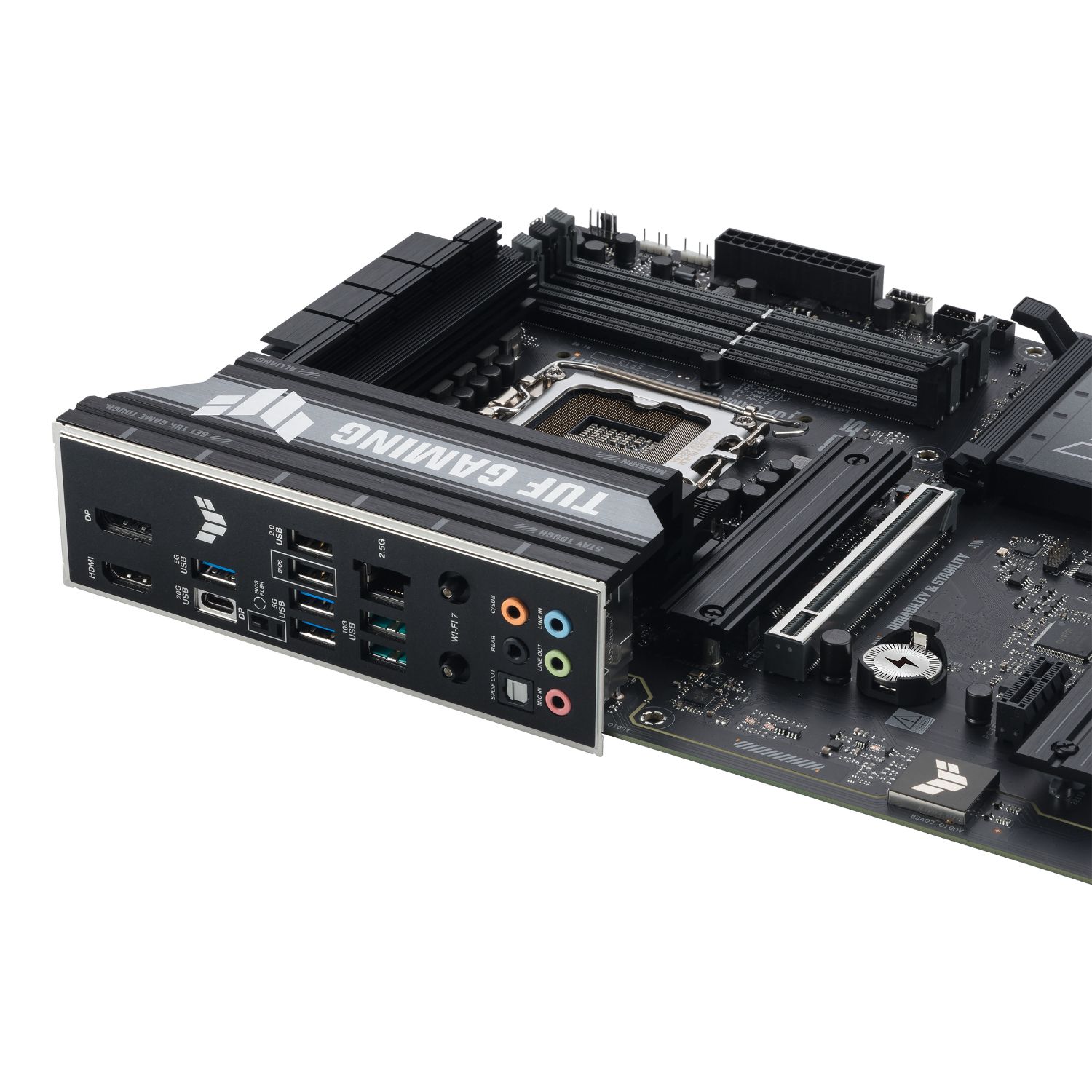 90MB1JL0-M0EAY0 - Placa base ASUS TUF GAMING B860-PLUS WIFI: (1851) 4DDR5 M.2 SATA3 PCIe USB-A/C DP HDMI RJ45 7.1 ATX WiFi 7 Bluetooth 5.4 Ethernet 2.5 GbE