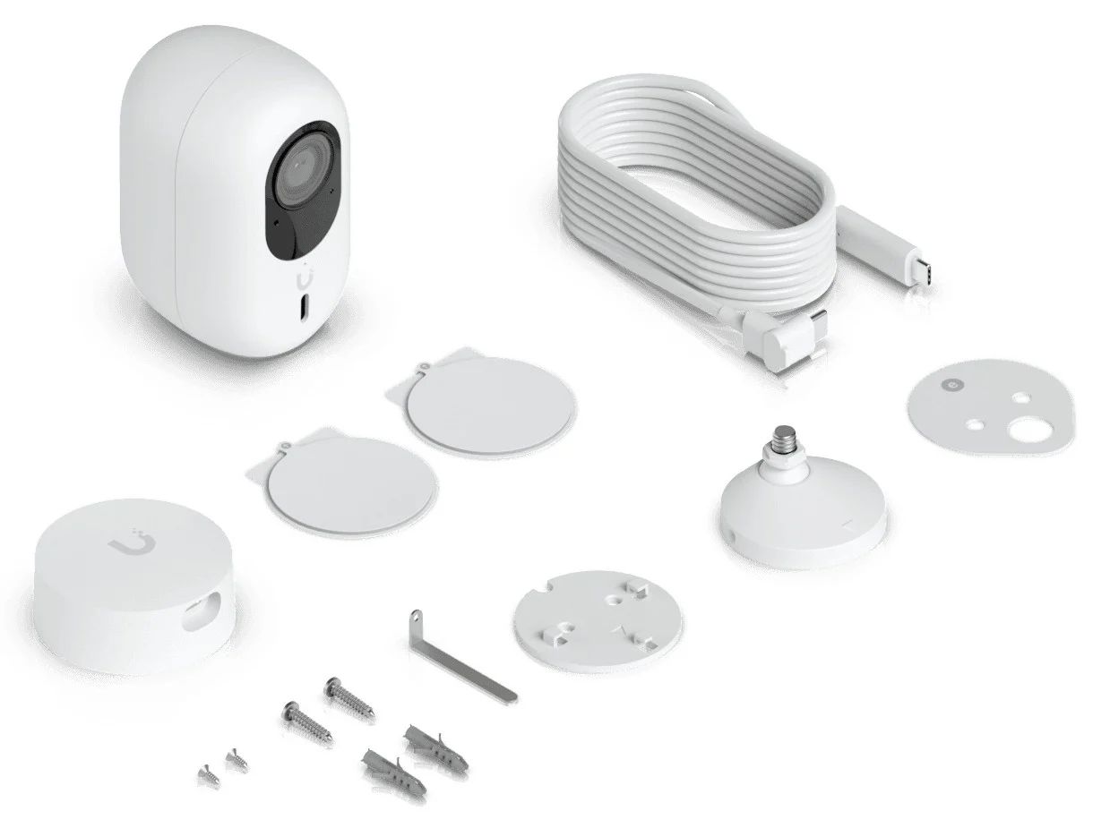 UVC-G6-INS-W - Cmara IP Ubiquiti 4K WiFi Bluetooth Interior/Exterior Visin Nocturna Pared Blanco (UVC-G6-INS-W)