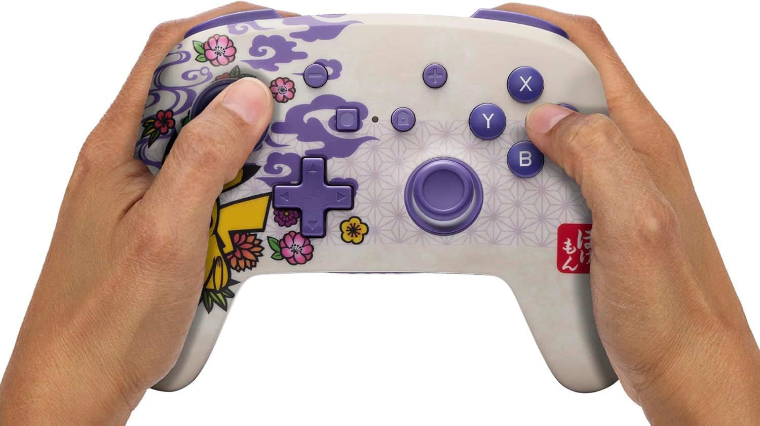 NSGP0324-01 - GamePad PowerA Wireless Bluetooth 5.0 Nintendo Switch Pok�mon Blossom Cable de Carga USB-C 3m (NSGP0324-01)