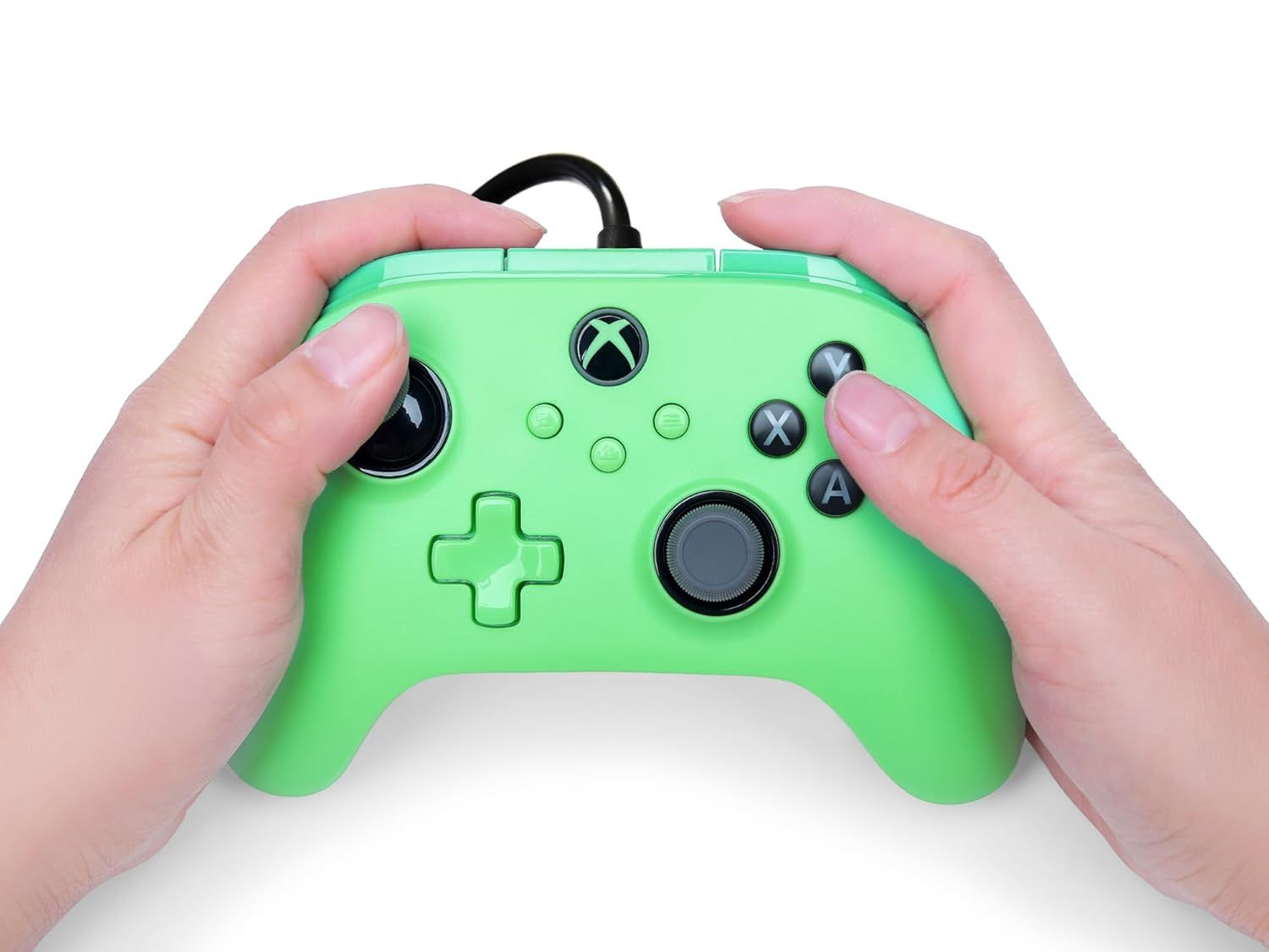 XBGP0470-01 - GamePad PowerA Advantage Plus Xbox Series X/S Green Meadow Cable USB-C 3m (XBGP0470-01)