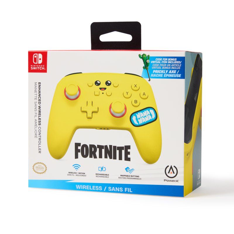 NSGP0268-01 - GamePad PowerA Enchanced Peely Bluetooth 5.0 Nintendo Switch OLED/Lite Cable USB-C 3m Amarillo (NSGP0268-01)