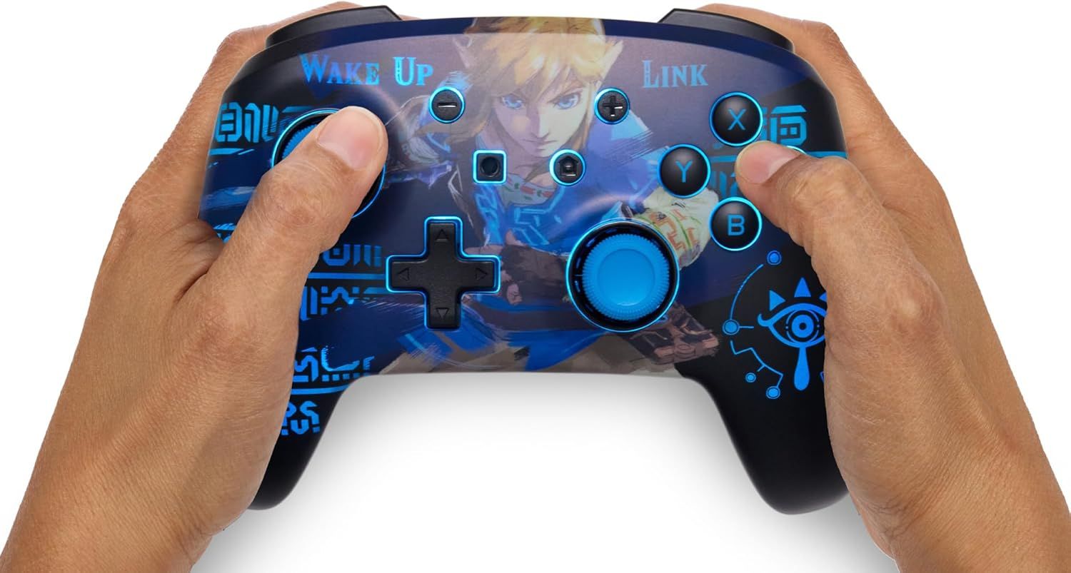 NSGP0363-01 - GamePad PowerA Lumectra-Link Despierta Bluetooth Nintendo Switch OLED/Lite Cable USB-C 3m (NSGP0363-01)