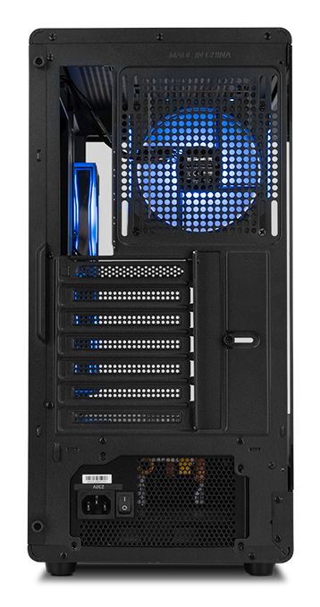 NXHUMMERSIGNALBK - Caja Nox Hummer Signal Frameless Panel Lateral de Cristal Templado ARGB 2xUSB-A 3.0 1xUSB-C 3.1 ATX mATX Negra (NXHUMMERSIGNALBK)