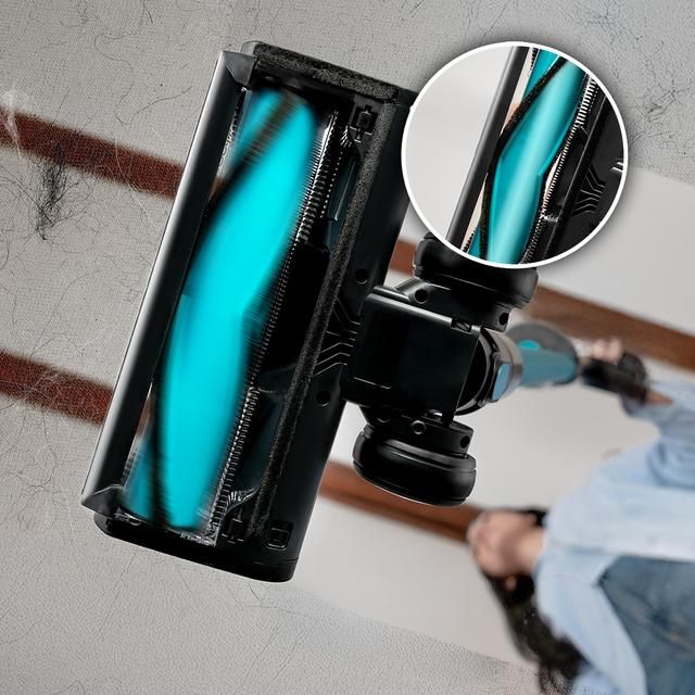 A01_EU01_107956 - Aspirador Escoba Cecotec Conga Rockstar 2500 Thunder Pet Flex, sin cables BLDC con 400 W de potencia total y 120 AW. 65 minutos de autonoma en modo ECO. Cepillo HairLess antienredos. Tubo flexible y cepillo para animales. (A01_EU01_107956)