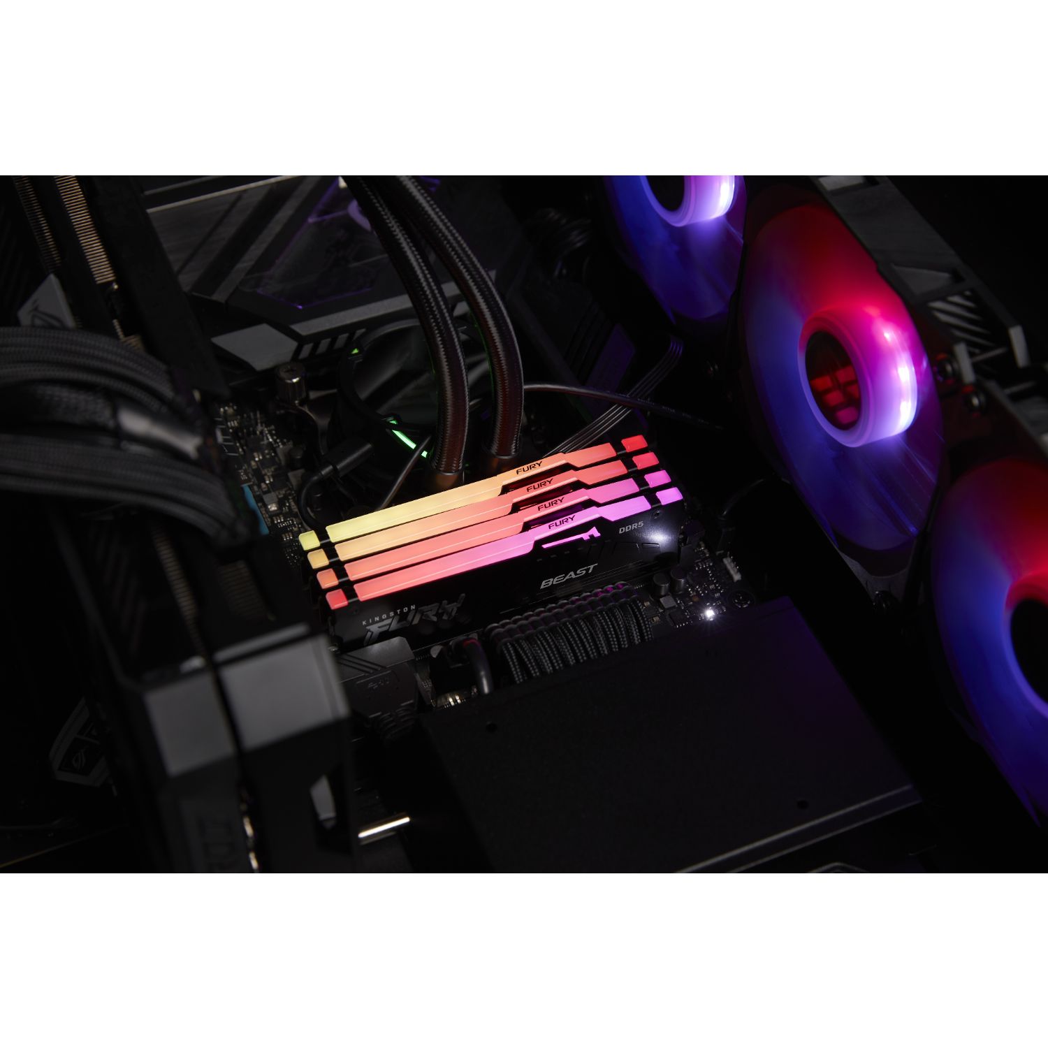 KF560C36BBE2A-32 - Mdulo Kingston Fury Beast RGB DDR5 32Gb 6000MT/s CL36 (KF560C36BBE2A-32)
