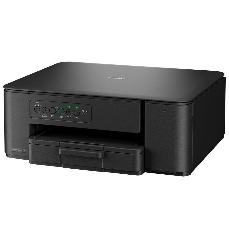 DCPJ1260WRE1 - Impresora Multifunci�n Brother InkJet 1200x6000dpi A4 Color Bandeja 150 Hojas 1xUSB 2.0 WiFi 4 D�plex Negra (DCP-J1260W)