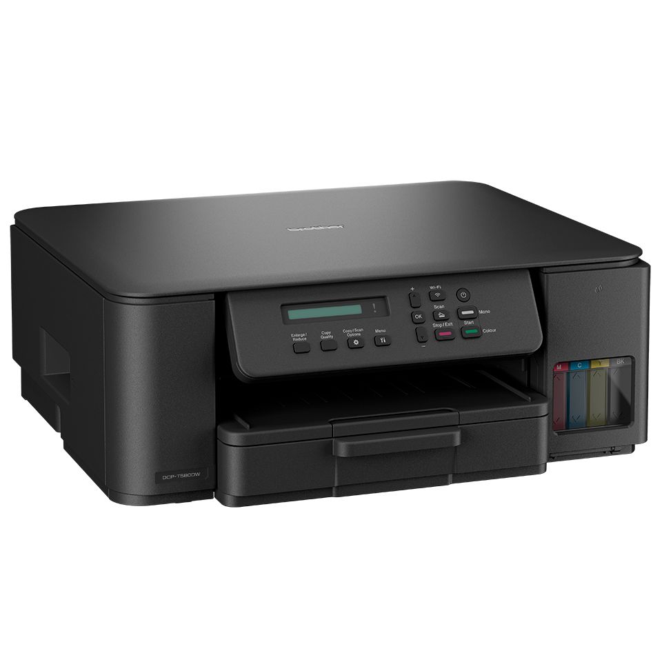 DCPT580DWRE1 - Impresora Multifunci�n Brother Pantalla LCD 1.77? 1200x1600dpi A4 Color Bandeja de Entrada 150 Hojas USB 2.0 WiFi 4 D�plex Negra (DCP-T580DW)