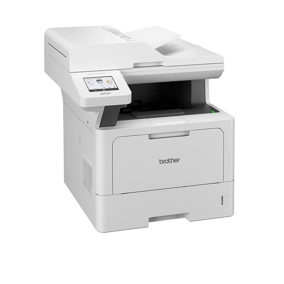 DCPL5510DWRE1 - Impresora Multifuncin Brother Lser Pantall LCD 3.5? Tctil Color 1200x1200dpi A4 B/N ADF 50 Hojas 2xUSB 2.0 WiFi 4 Ethernet GbE Dplex Blanca (DCP-L5510DW)