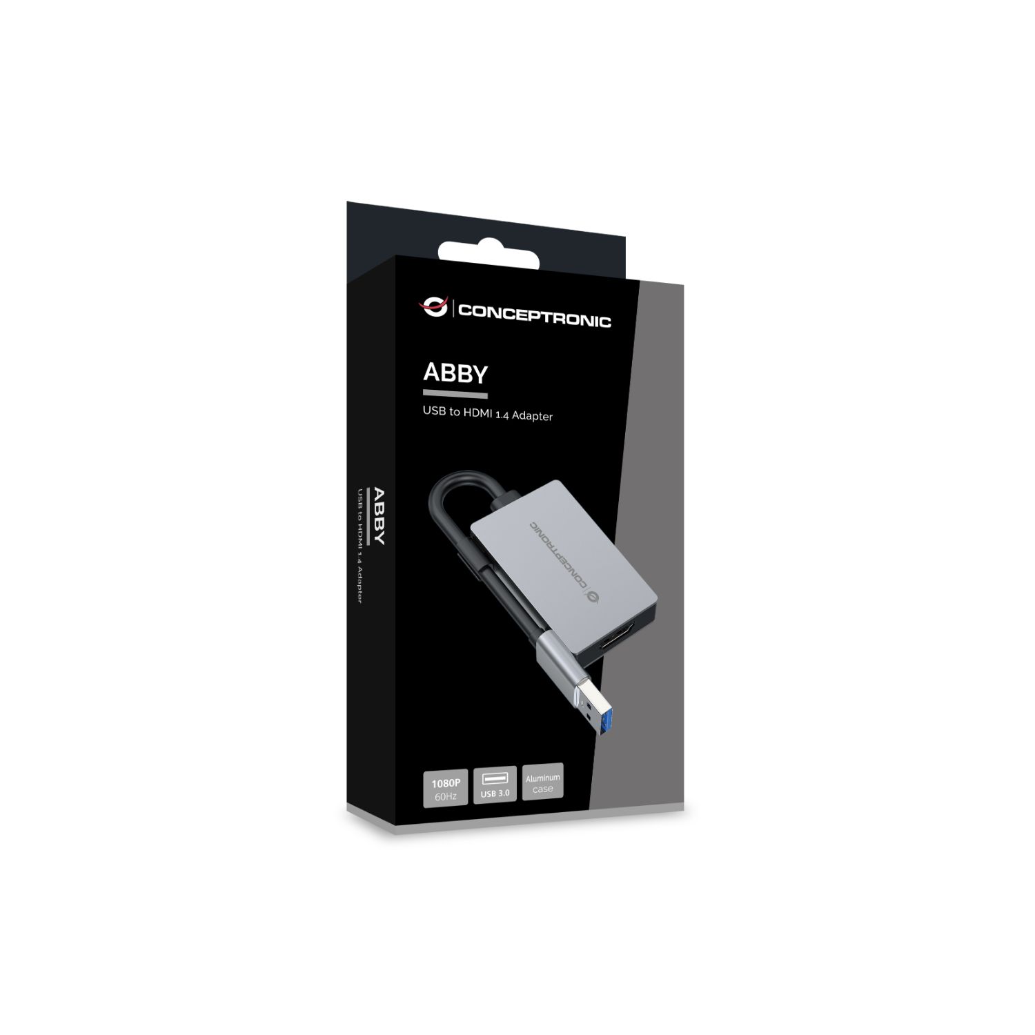 ABBY22G - Adaptador CONCEPTRONIC USB-A 3.0/M a HDMI 1.4/H FHD/60Hz Gris (ABBY22G)
