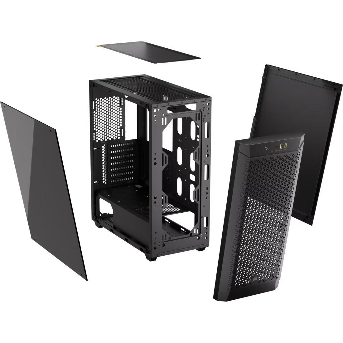 CC-9011271-WW - Caja Corsarir 480T Airflow Ventana Lateral de Cristal Templado 2xUSB-A 3.0 ATX Negra (CC-9011271-WW)