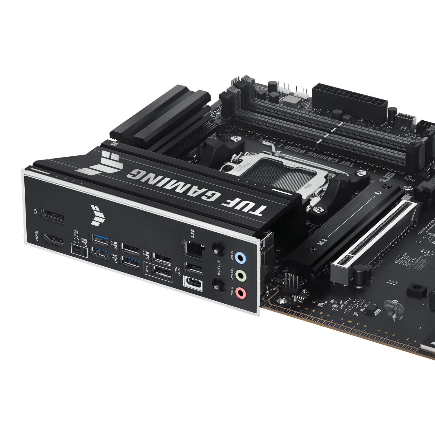 90MB1L20-M0EAY0 - ASUS TUF GAMING B850-E WIFI: (AM5) 4DDR5 M.2 SATA3 USB HDMI DP RJ45 ATX 7.1 WiFi 6E Bluetooth 5.3 Ethernet 2.5 GbE (90MB1L20-M0EAY0)