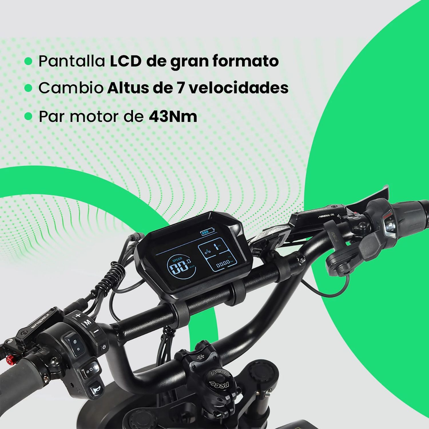 BK7000 - Bicicleta Elctrica YOUIN Fat Bike Miami 20