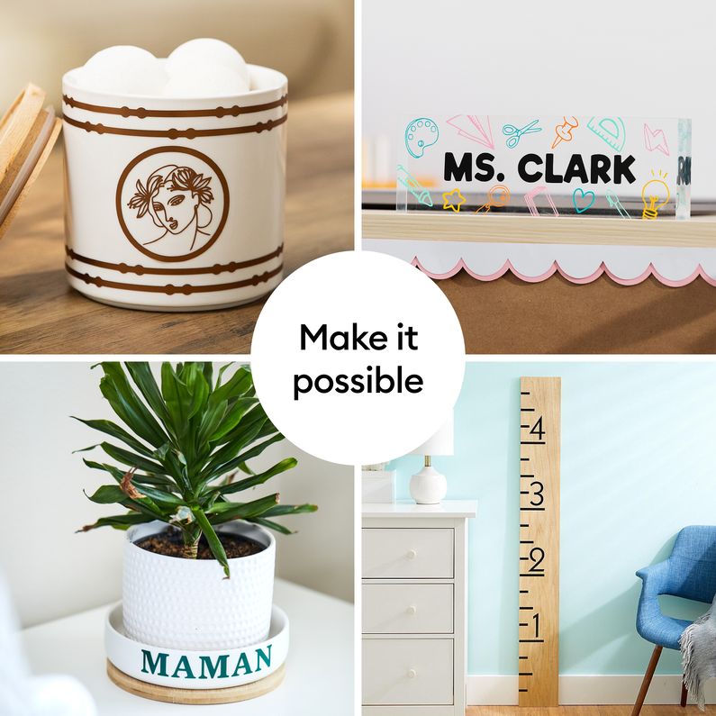 CRC-2011848 - Pegatina CRICUT Vinilo Permanente Negro (CRC-2011848)