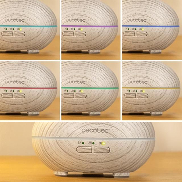 A01_EU01_110323 - Humidificador Cecotec Pure Aroma 150 Yang White, ultras�nico con difusor de aromas, dep�sito de hasta 150 ml y 7 colores LED.(A01_EU01_110323)