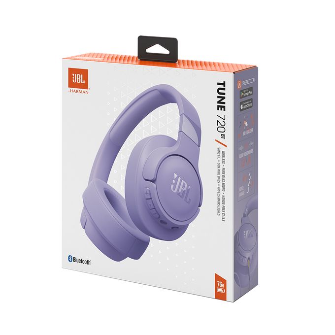 JBL-AUR TUNE 720BT BK - Auriculares JBL Tune 720BT Circumaurales Binaurales Plegables Micr�fono Integrado USB-C Bluetooth 5.3 Negros (JBLT720BTBLK)