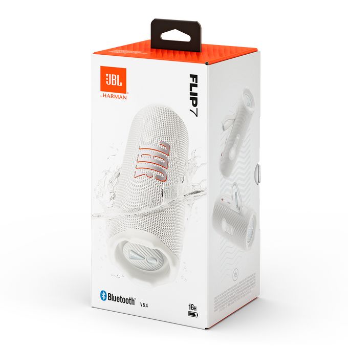 JBL-ALT FLIP7 WH - Altavoz JBL FLIP 7 1.0 35W Bluetooth 5.4 Blanco (JBLFLIP7WHT)