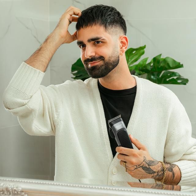 A01_EU01_100001 - Cortapelo Cecotec PrecisionCare Power Blade, hasta 5800 rpm, cuchillas de acero inoxidable, dise�o ligero, palanca de ajustes y 6 peines con diferentes longitudes y funciones. (A01_EU01_100001)