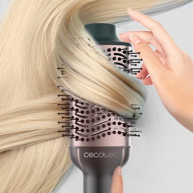 04444 - Cepillo de aire Cecotec CeramicCare Single oluminizador con revestimiento cer�mico, con potencia de 1200W y 3 modos. (04444)