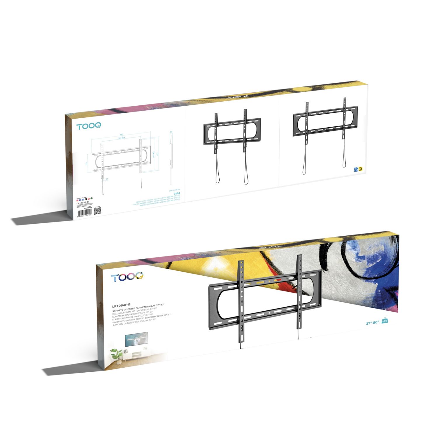 LP1084F-B - Soporte de Pared TooQ 37