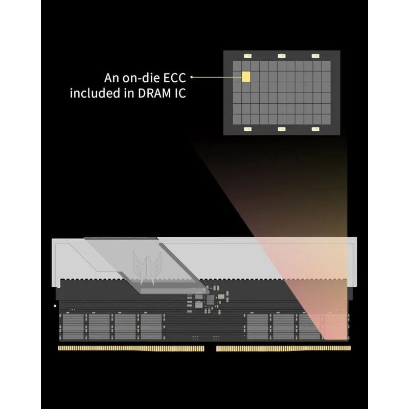 BL.9BWWR.652 - M�dulo Acer DDR5 Predator Vesta II RGB 6000Mhz 2x16Gb CL34 AMD EXPO e Intel XMP (BL.9BWWR.652)