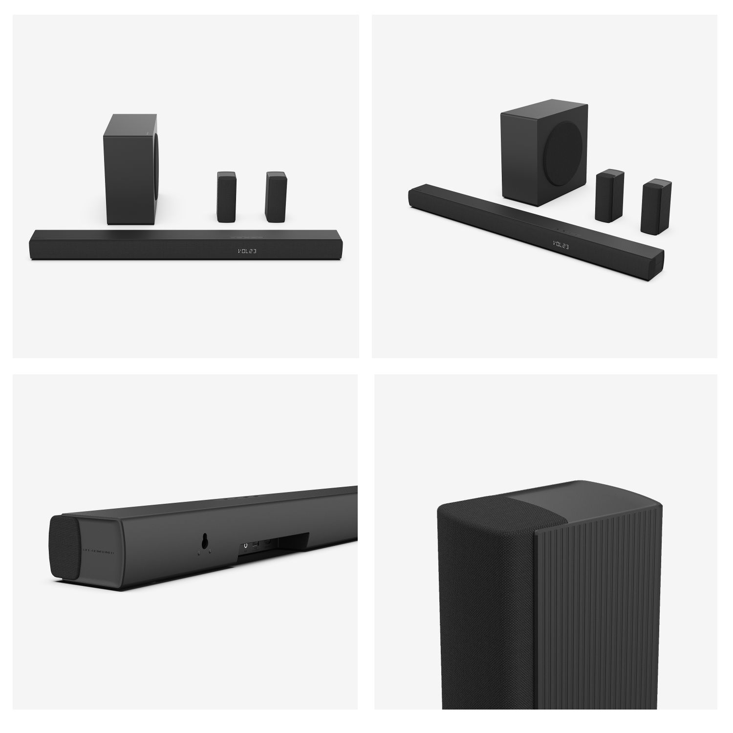 AX5100Q - Barra de Sonido Hisense 5.1 580W Subwoofer Bluetooth 5.3 Negra (AX5100Q)