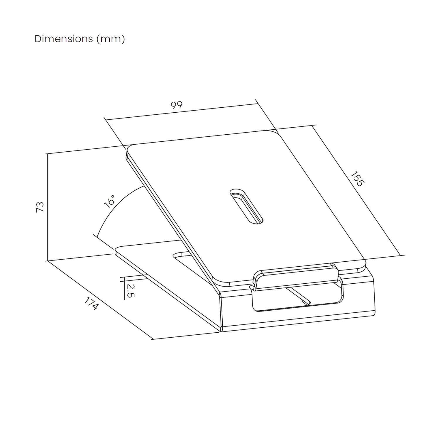 SPK08U-427 - Soporte de Sobremesa AISENS para 2 Altavoces Inclinable M�x. 10Kg Negro (SPK08U-427)