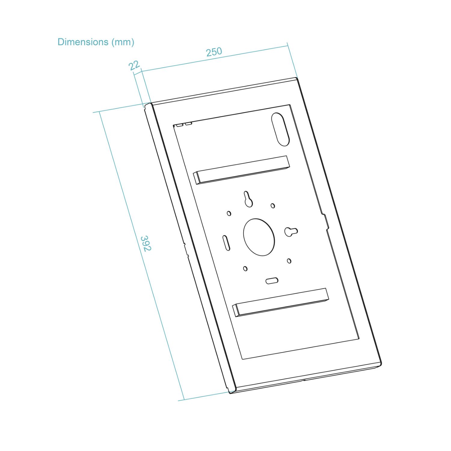 TQATTE2601-L-B - Marco Antirrobo TooQ para Tablet Negro (TQATTE2601-L-B)